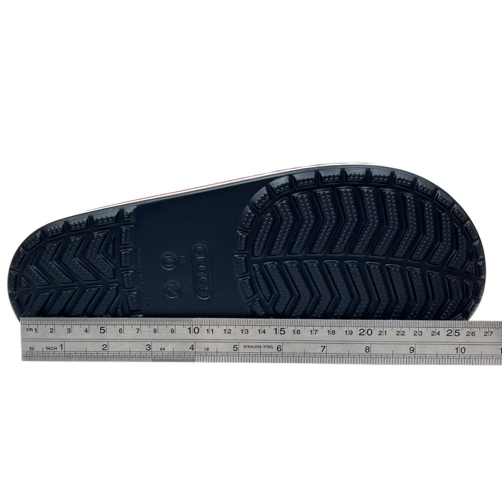 Crocs Bayaband Mens Slide Sandals Size 10 Navy Blue Water‎ Friendly Lightweight
